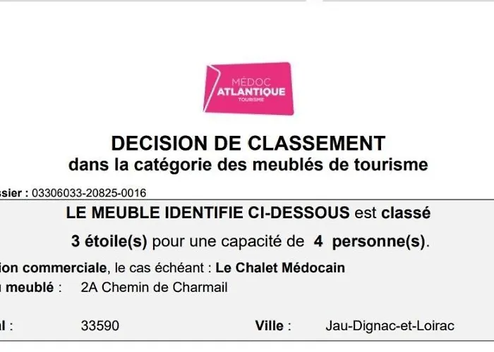 Le Medocain Шале